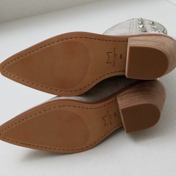 Marc Fisher Baily Grey Suede bootie - 6M - Picture 6 of 8